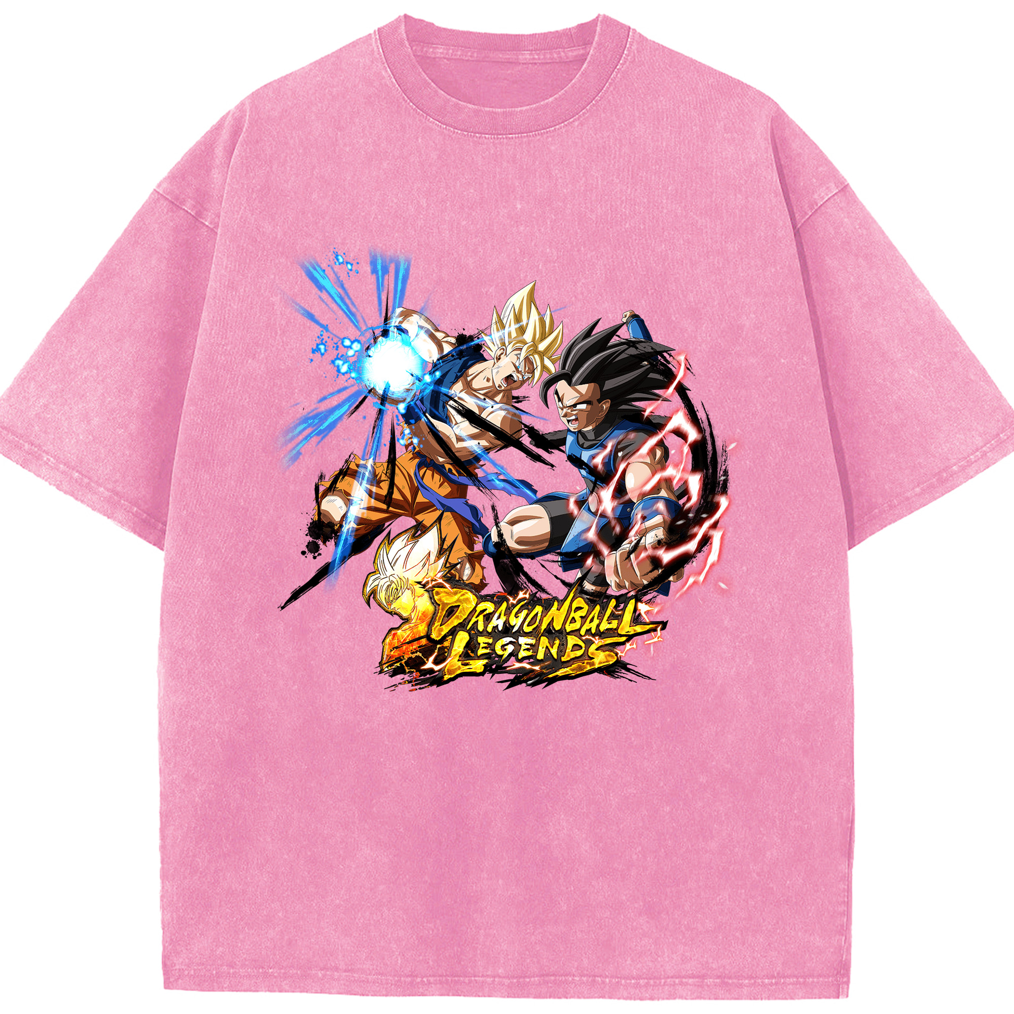 （画像用） ドラゴンボール DRAGON BALL 綿100% ヴィンテージ風 半袖Tシャツ（フロントプリント）